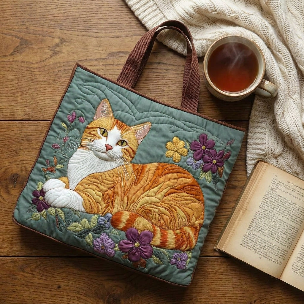 Artisanal Bag - Orange Cat