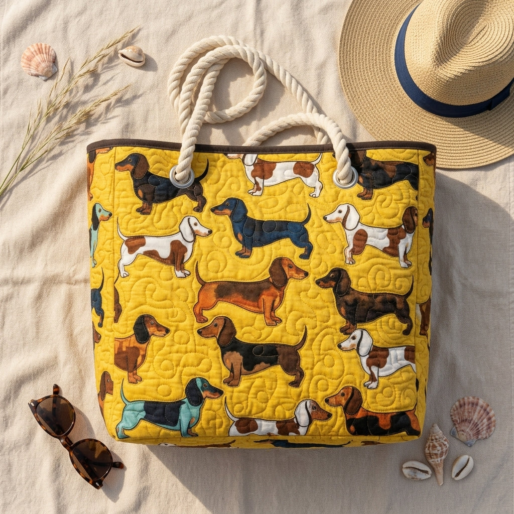 Beach Bag - Dachshund