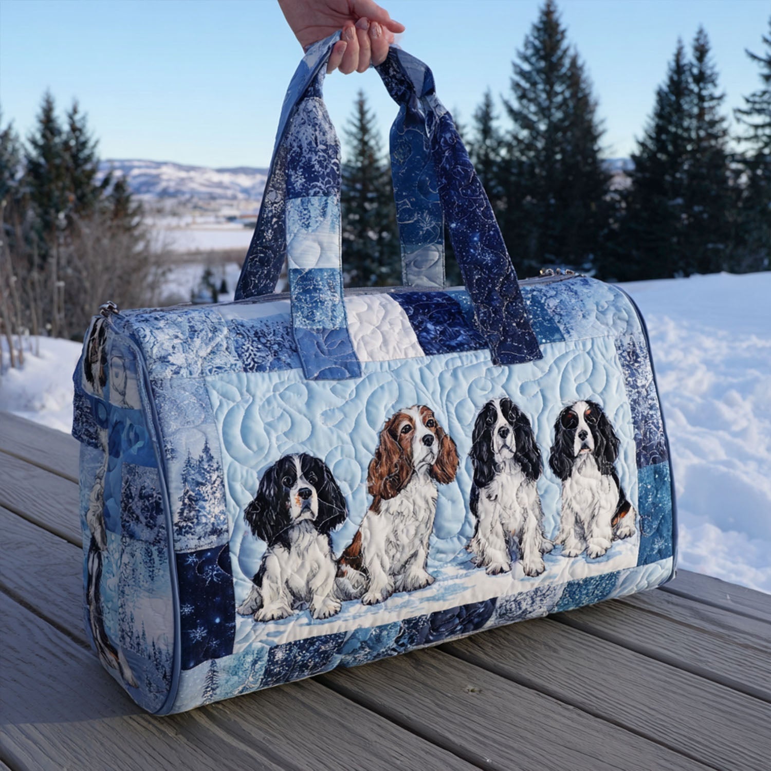 Forever Friend Quilted Duffle Bag