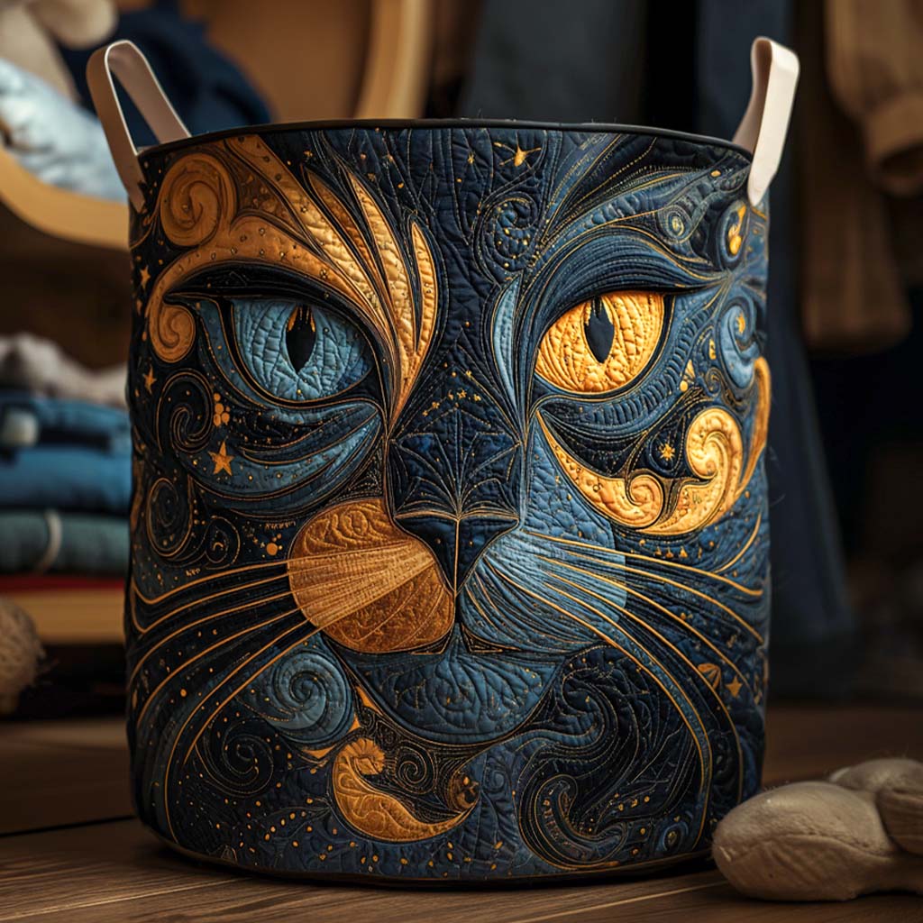Freya | Galaxy Cat Laundry Basket