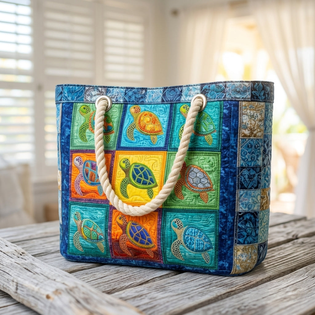 Beach Bag - Tranquil Turtle
