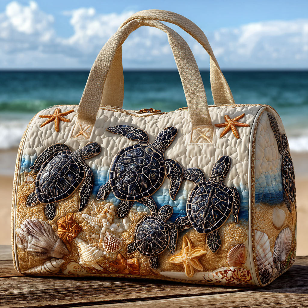 Tiny Steps Quilted Duffle Bag