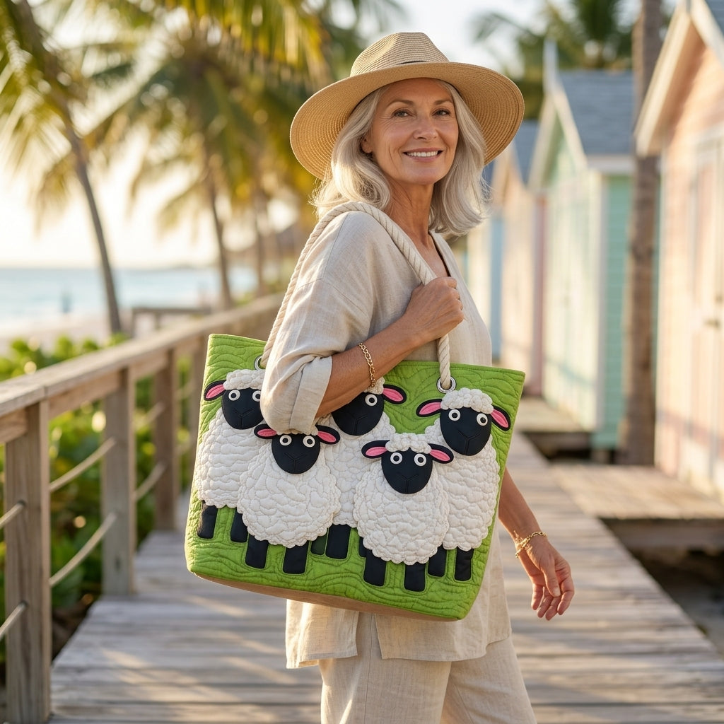Beach Bag - Sky of Sheep