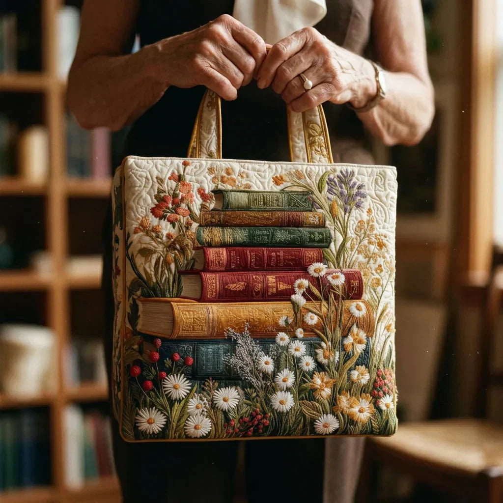Artisan Quilted Bag - Floral Pattern