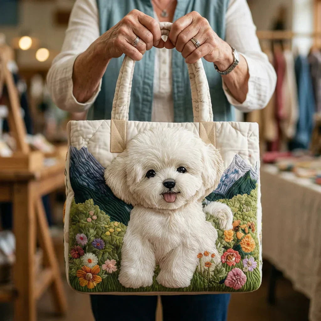 Artisan Quilted Bag - Enchanted Dog