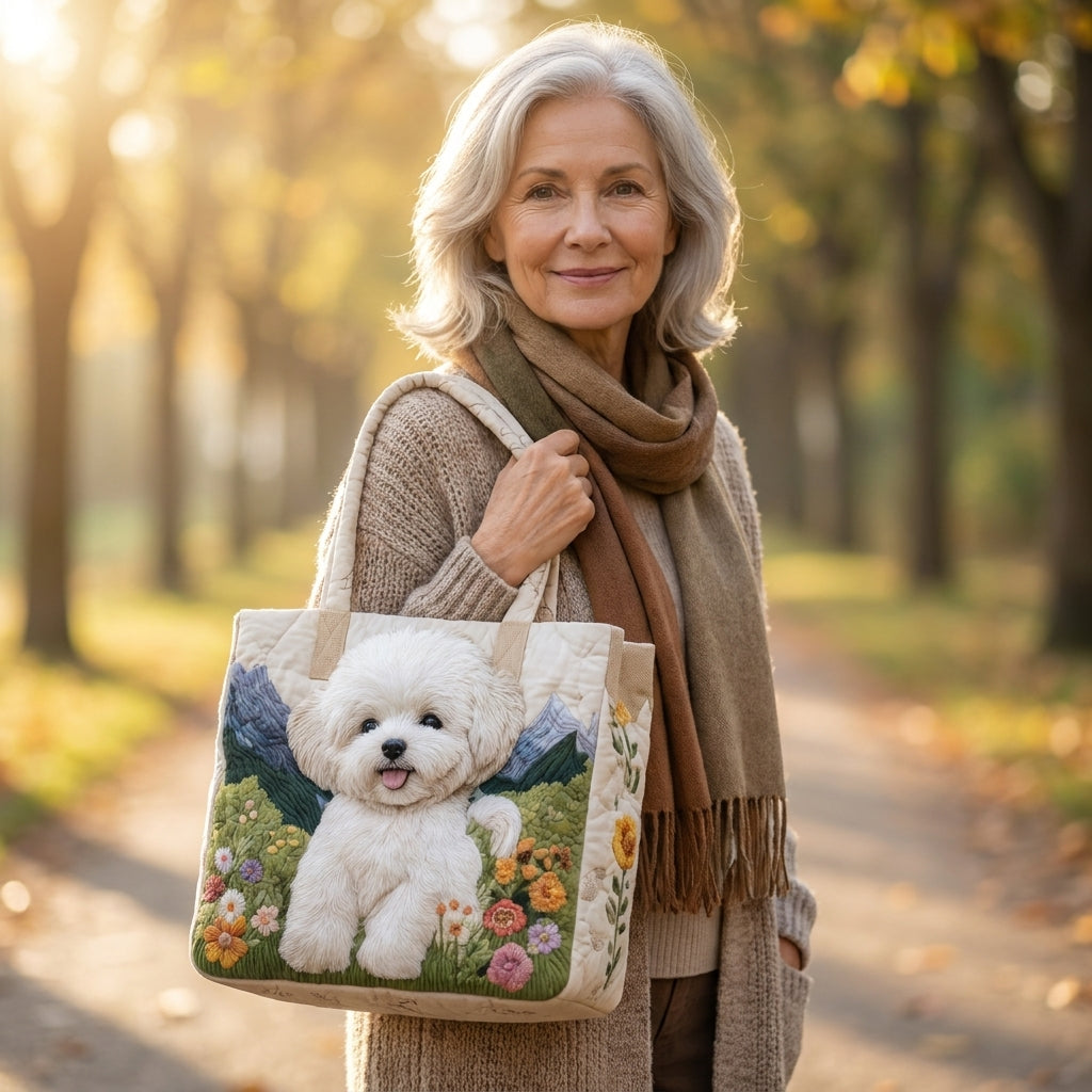 Artisan Quilted Bag - Enchanted Dog