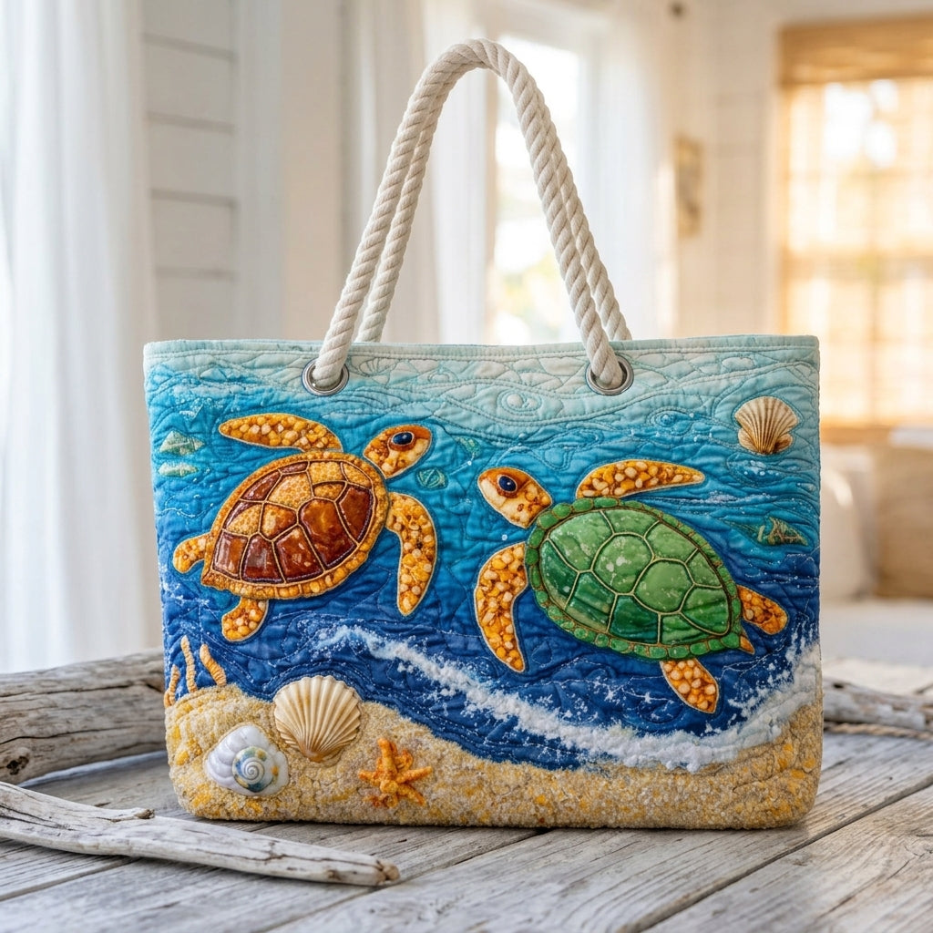 Beach Bag - Tropical Turtle