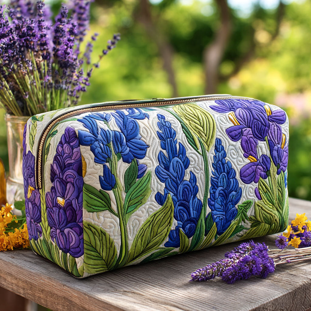 Bloom of Light Quilted Makeup Bag