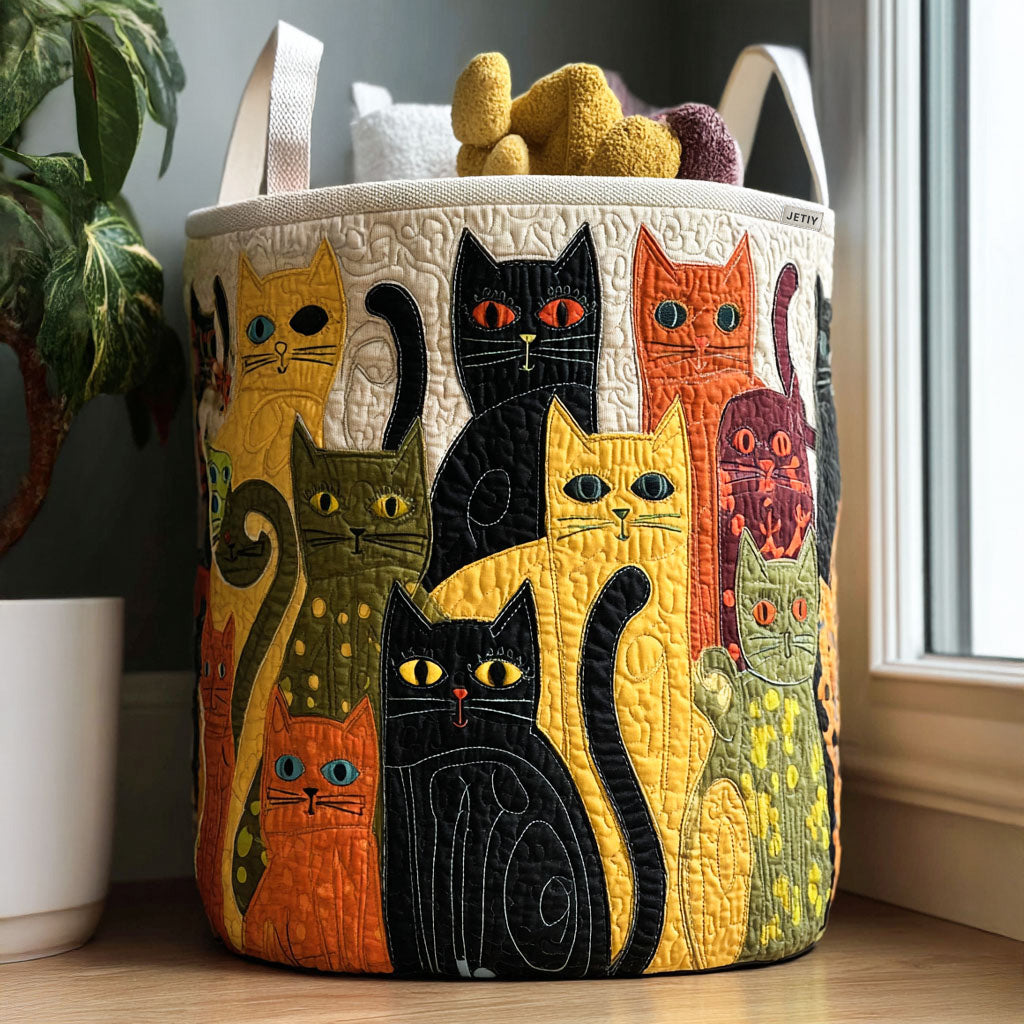 Luna | Cat Design Laundry Basket