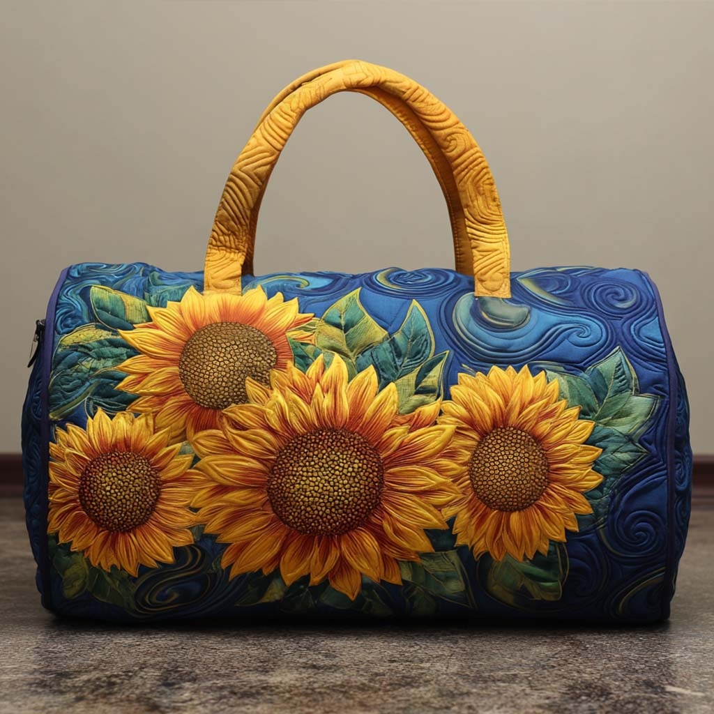 Joyful Rays Quilted Duffle Bag