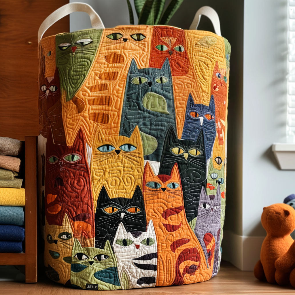 Luna | Cat Design Laundry Basket