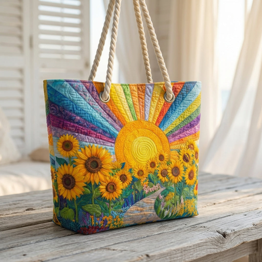 Beach Bag - Rainbow Sun