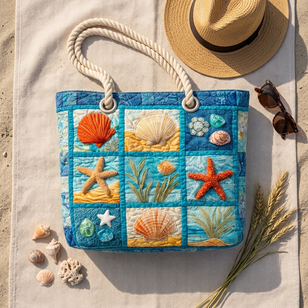 Beach Bag - Coastal Shells