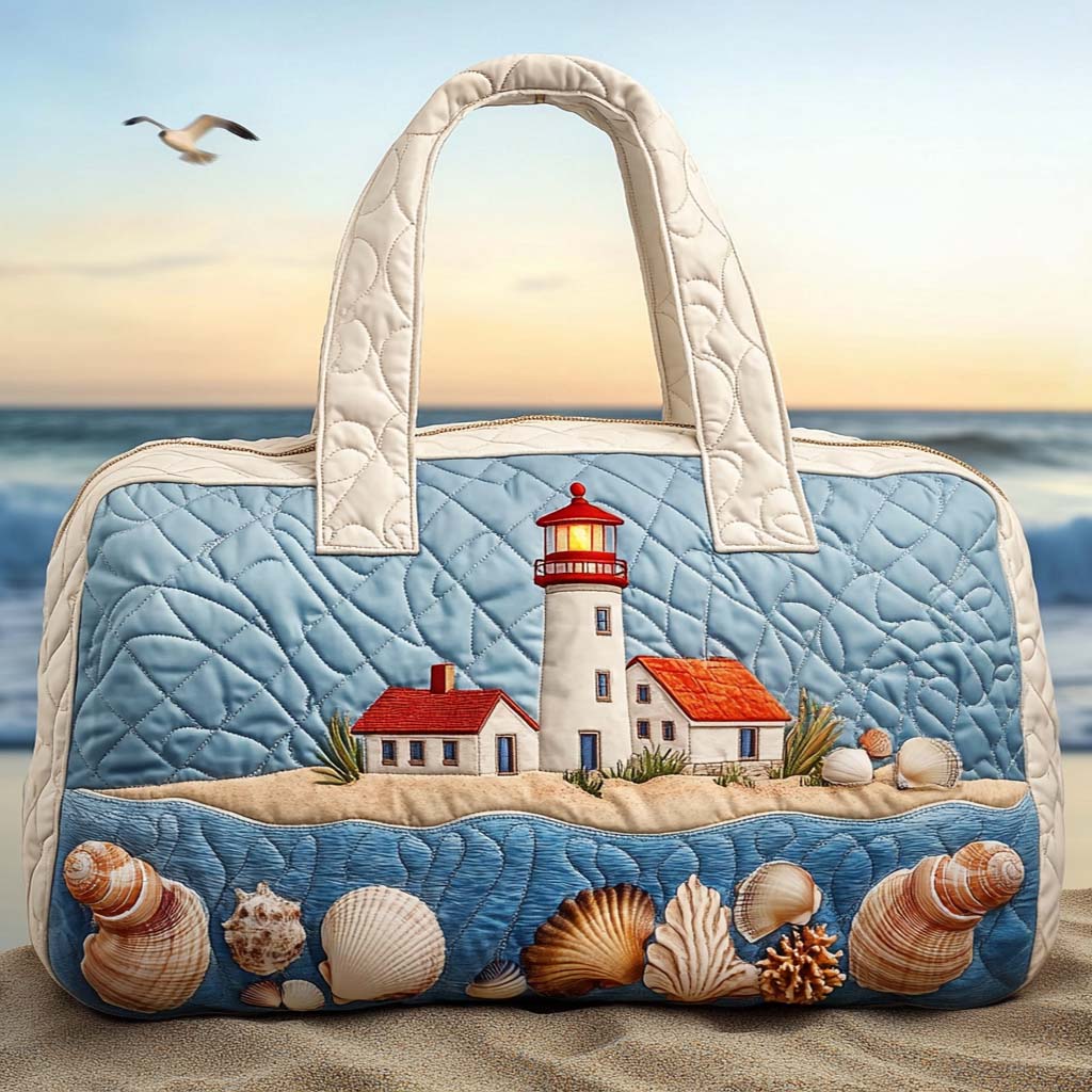 Seaside Glow Quilted Duffle Bag
