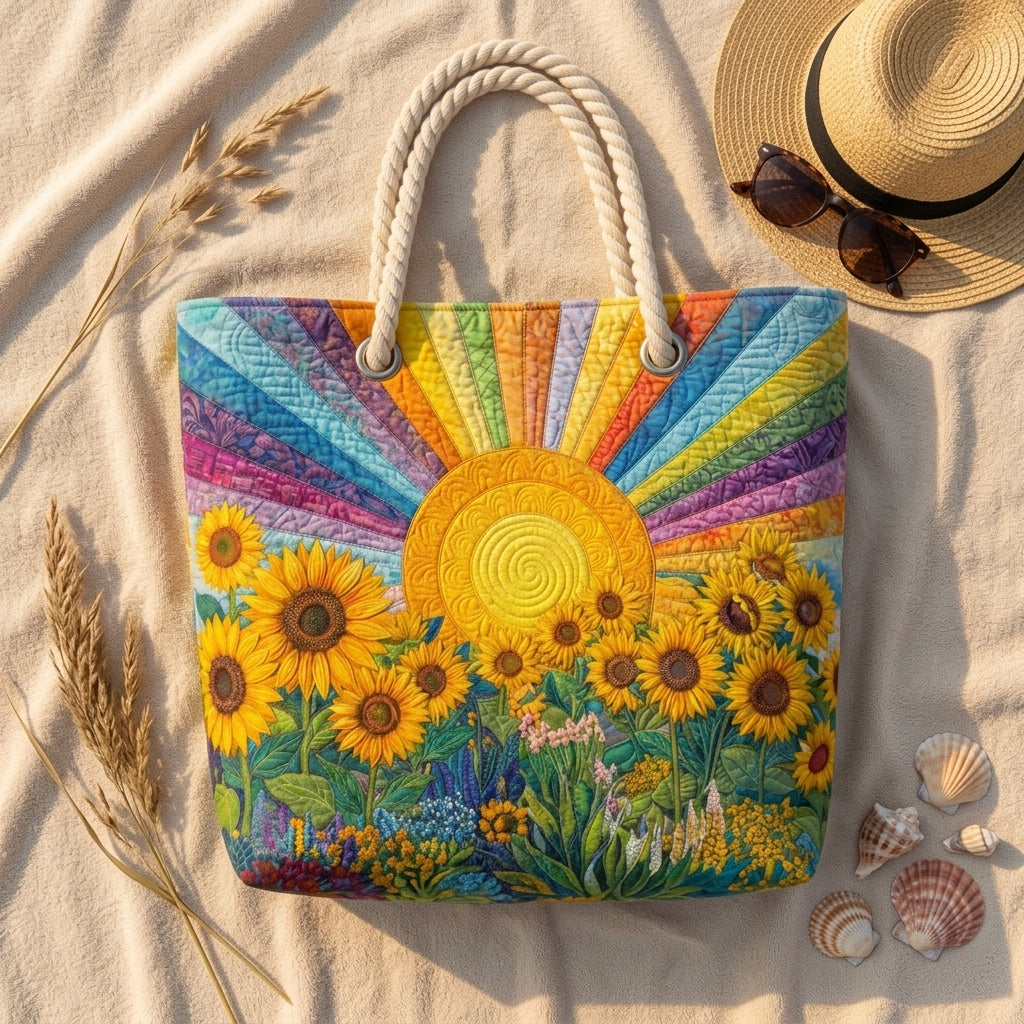 Beach Bag - Rainbow Sun