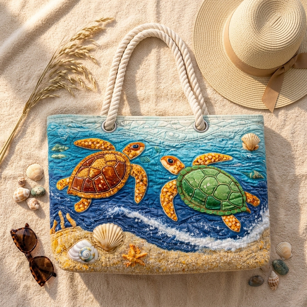 Beach Bag - Tropical Turtle