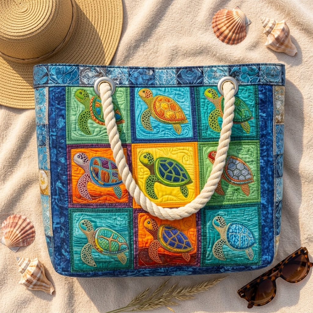 Beach Bag - Tranquil Turtle