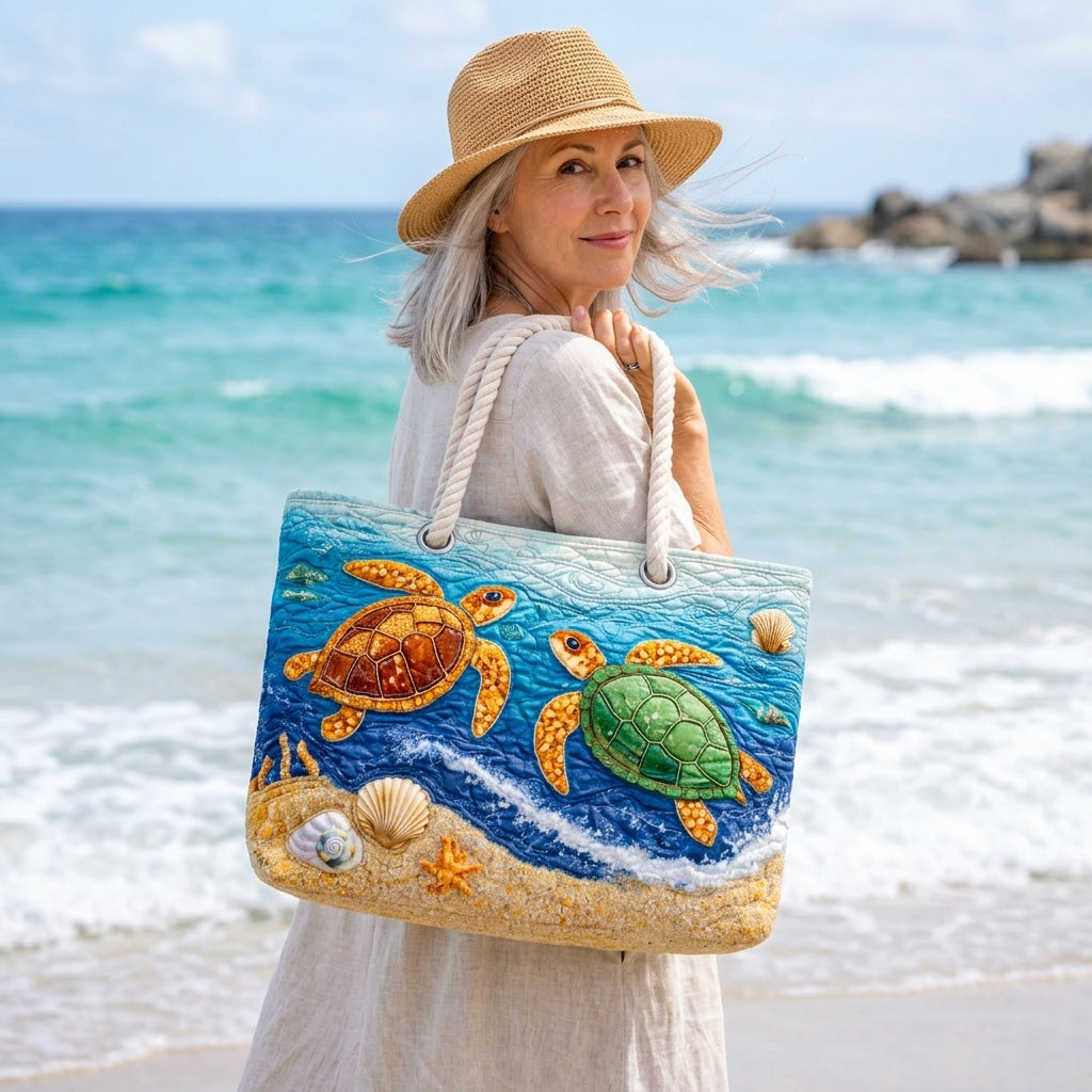 Beach Bag - Tropical Turtle