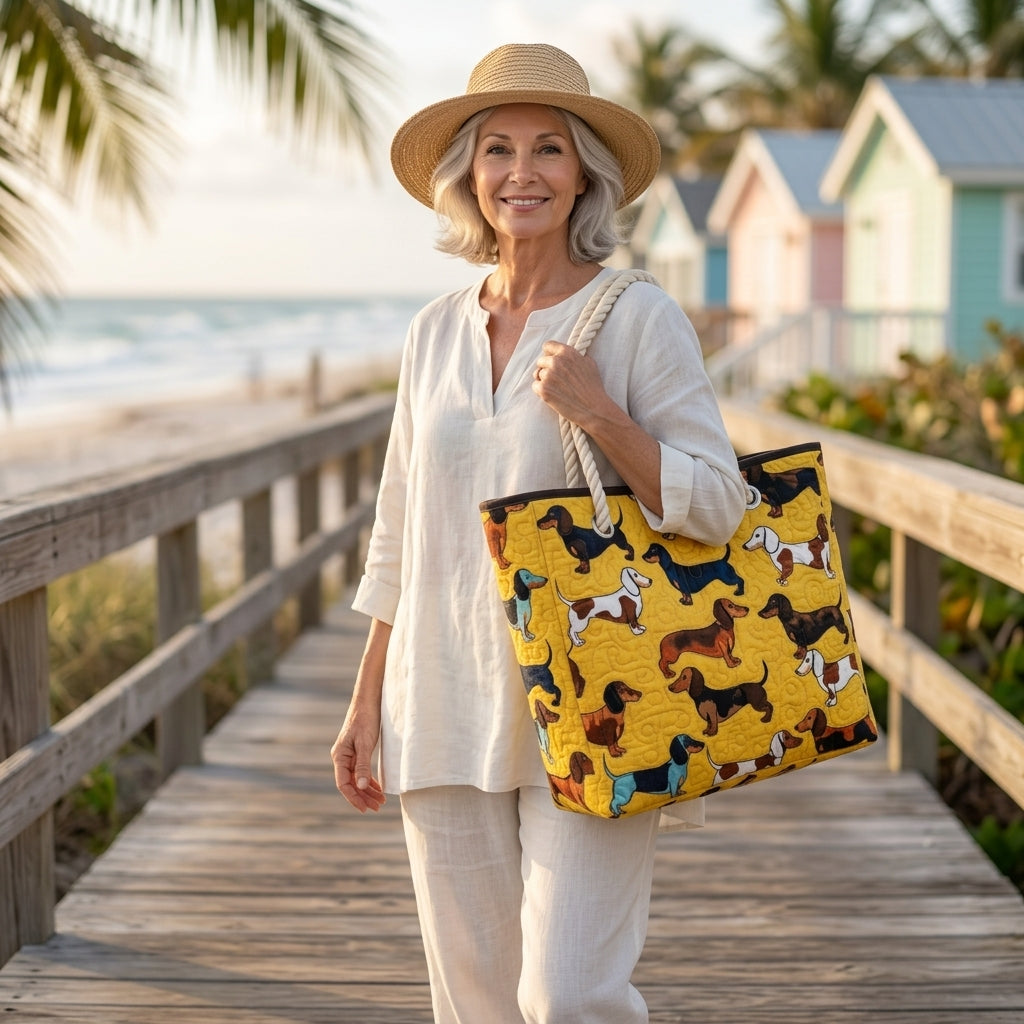 Beach Bag - Dachshund