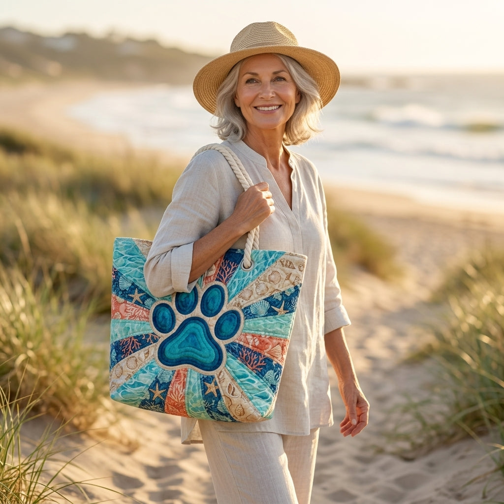 Beach Bag - Paw Print