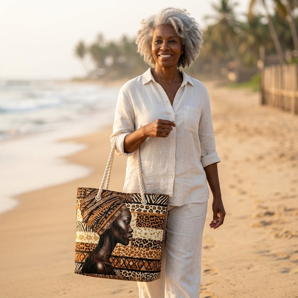 Beach Bag - Queen of Melanin