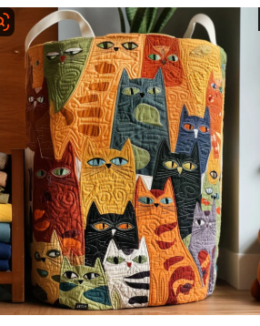 Whiskers | Purrfect Posse Laundry Basket
