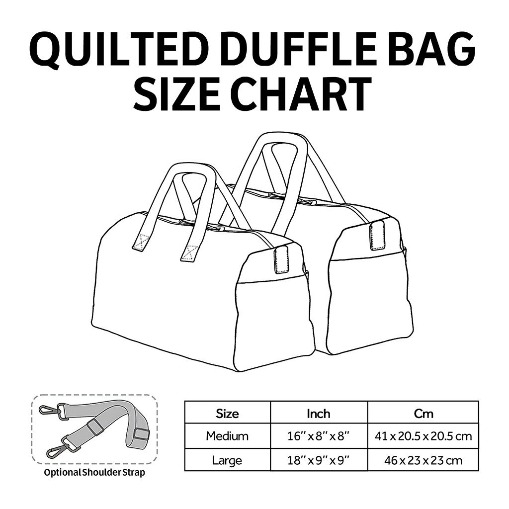 Dragon Tome Quilted Duffle Bag